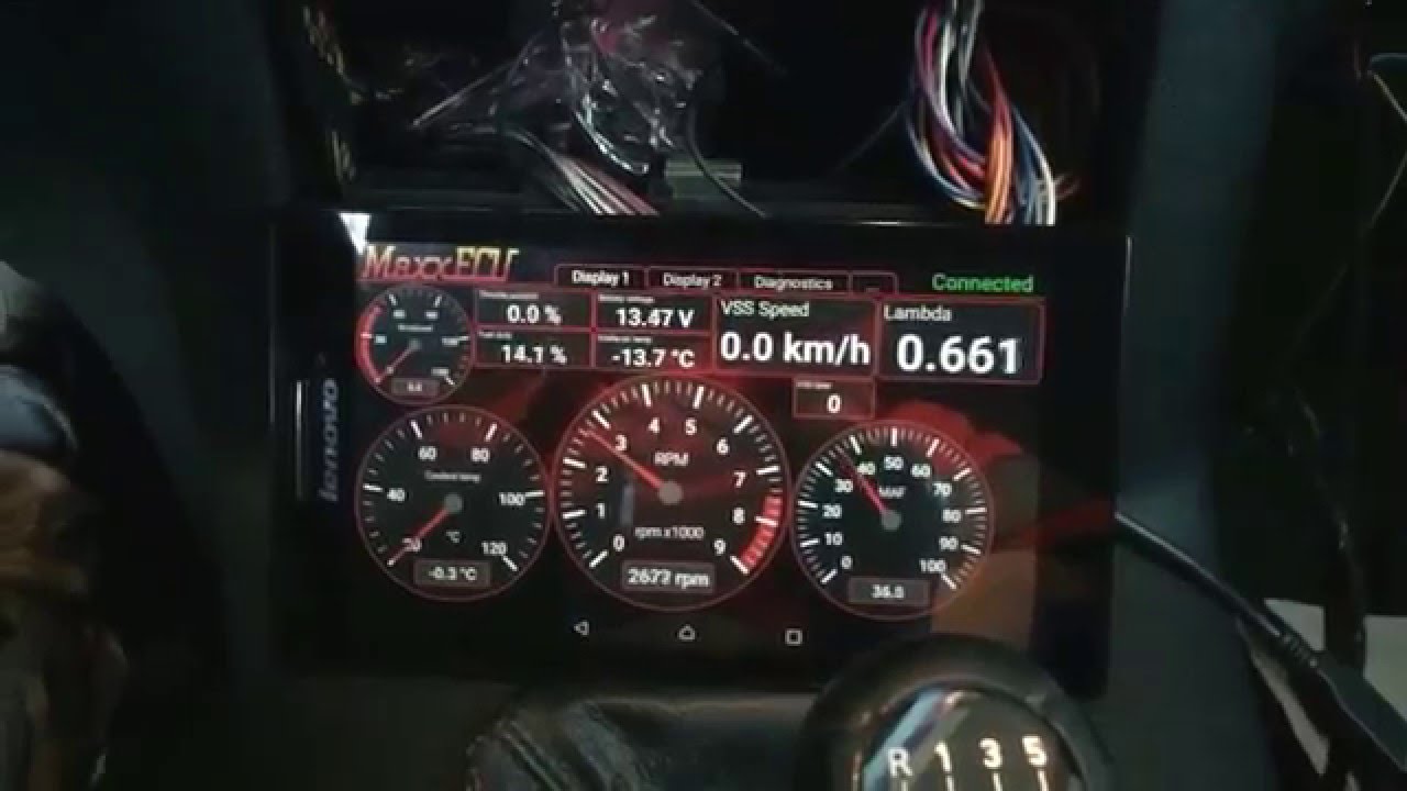 Kylmäkäynnistystesti MaxxECU moottorinohjauksella