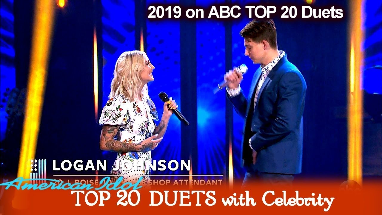 Logan Johnson & Julia Michaels Duet &ldquo;What a Time&rdquo; GREAT | American Idol 2019 TOP 20 Celebrity Duets