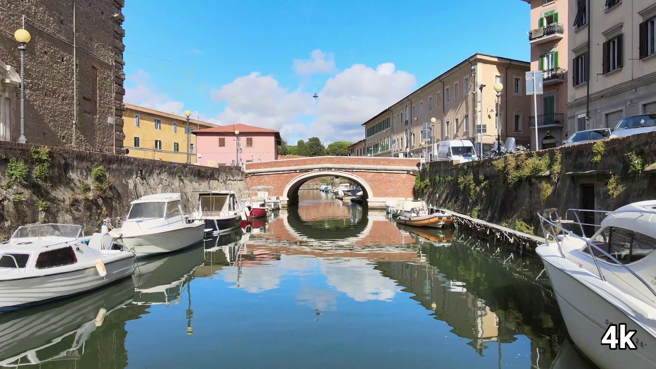 Livorno dall'alto ripresa con DRONE, storia e curiosità del centro città