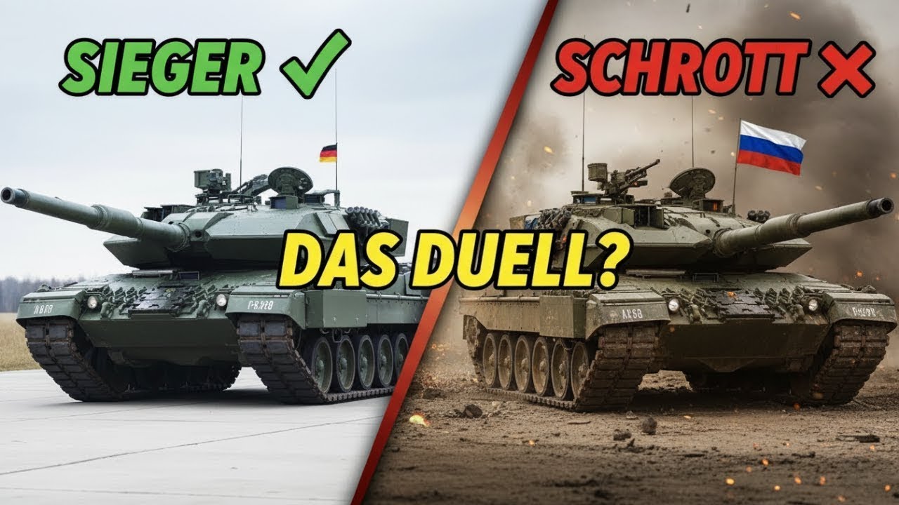 NATO SCHOCKIERT: Leopard 2A8 gegen T-90M: Welcher Panzer gewinnt das Duell?