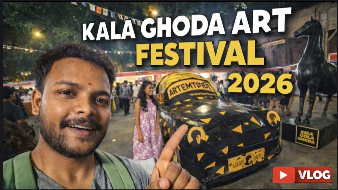 Kala Ghoda Art Festival 2026 / Mumbai’s and Asia's Biggest Art Festival 🎨 Vlog 15 @KALAGHODA9-kb 