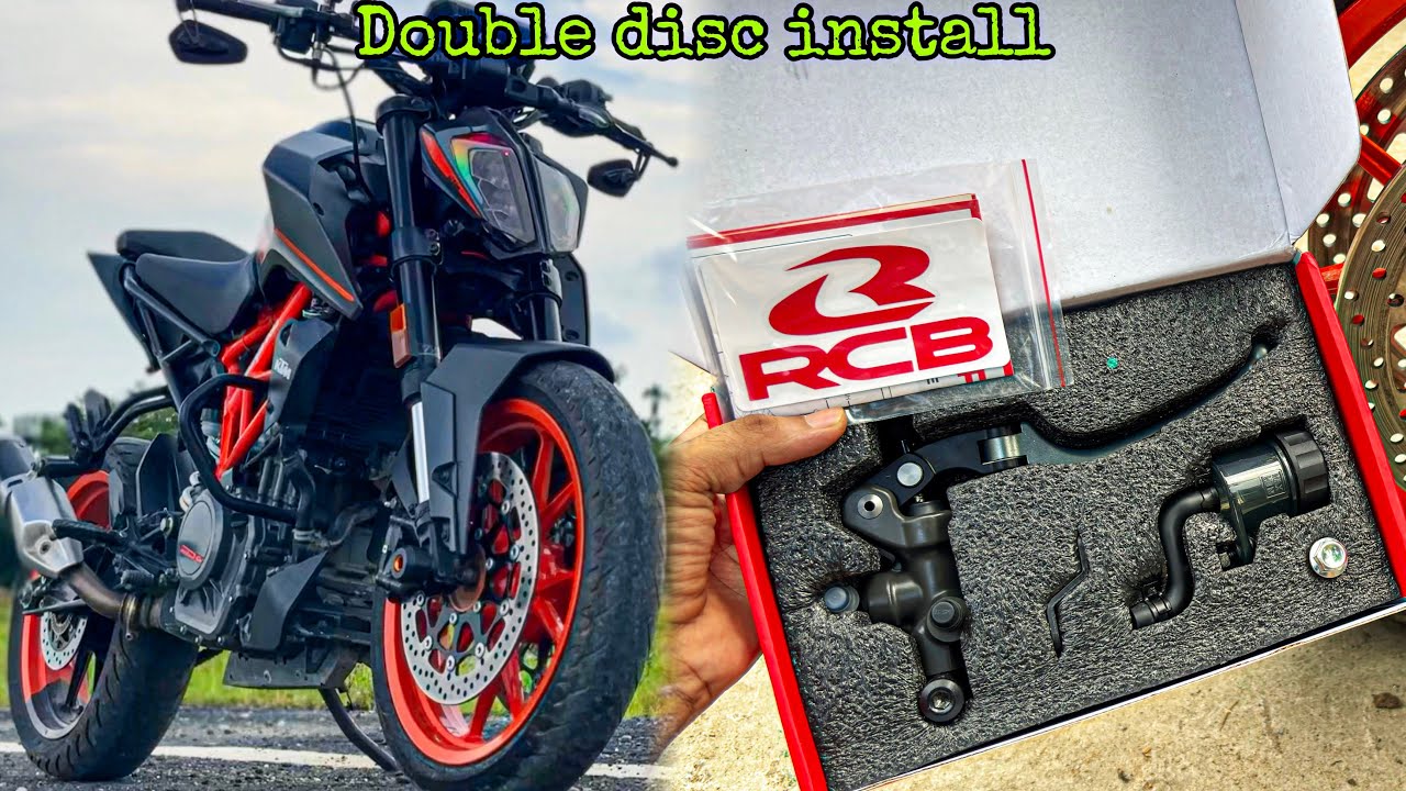 RCB radial master cylinder install on duke with double disc brake