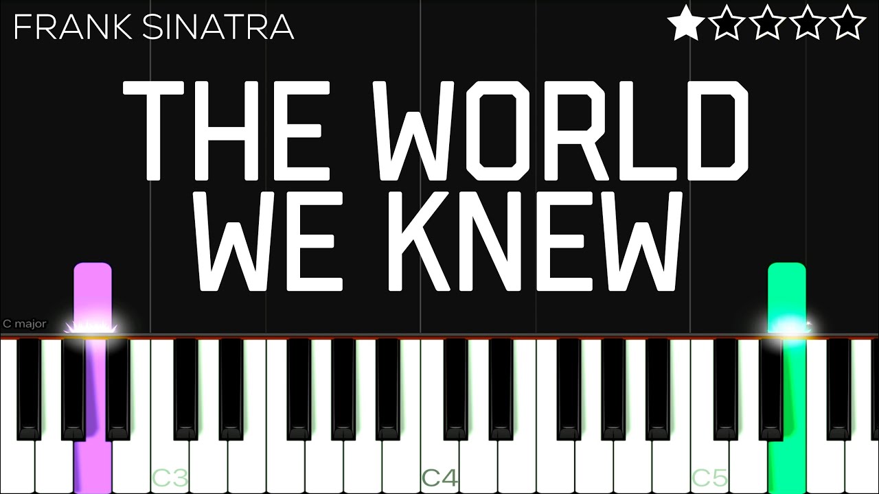 Frank Sinatra - The World We Knew | EASY Piano Tutorial