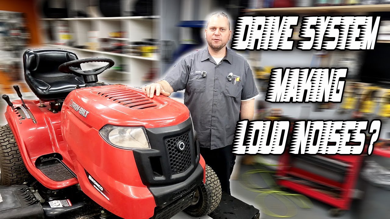 Troy Bilt Bronco Making Loud Noises, Vibrating Badly Full Drive System Diagnosis & Repair