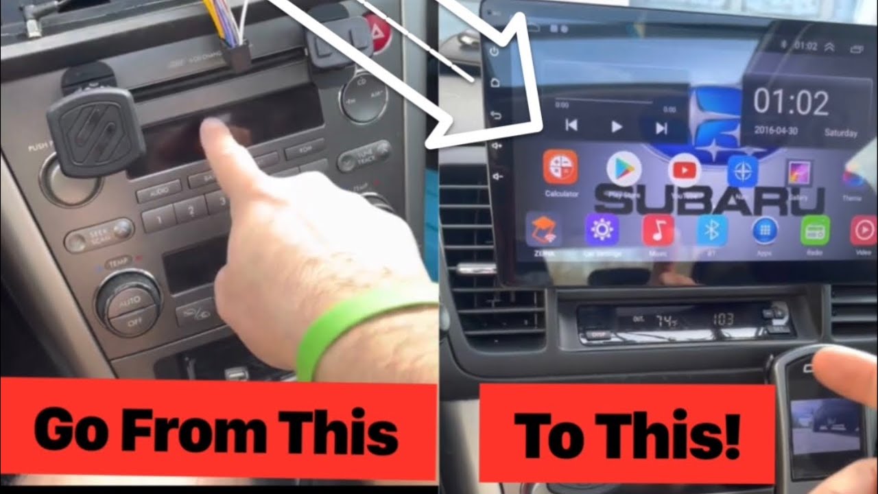 How to Install (touch screen)radio in 2006 Subaru Outback