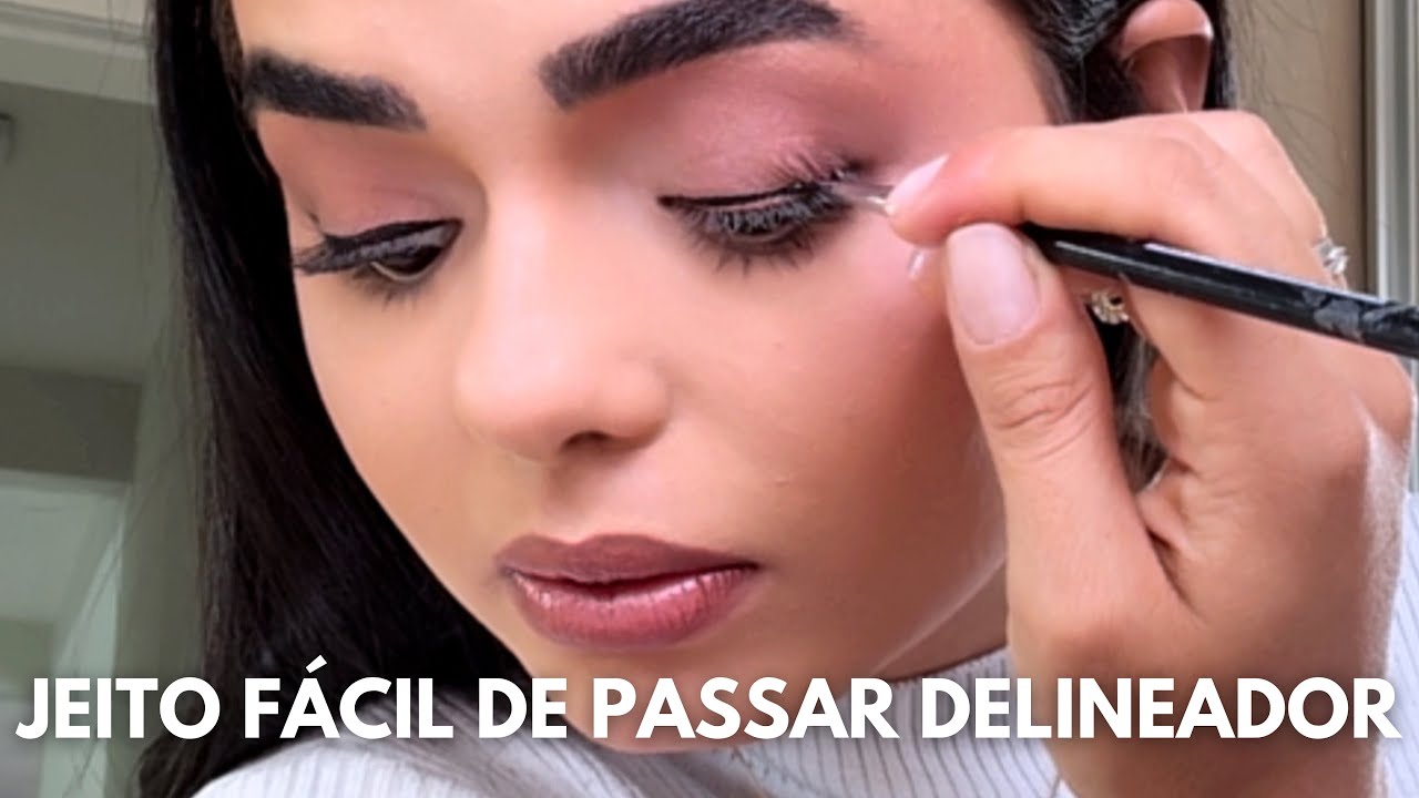 A FORMA FÁCIL DE FAZER DELINEADOR