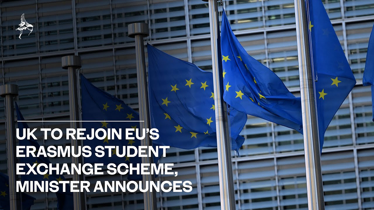 UK to rejoin EU’s Erasmus student exchange scheme  minister announces