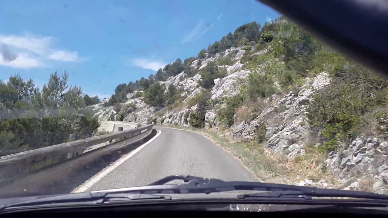 Montée du Mont Faron en voiture