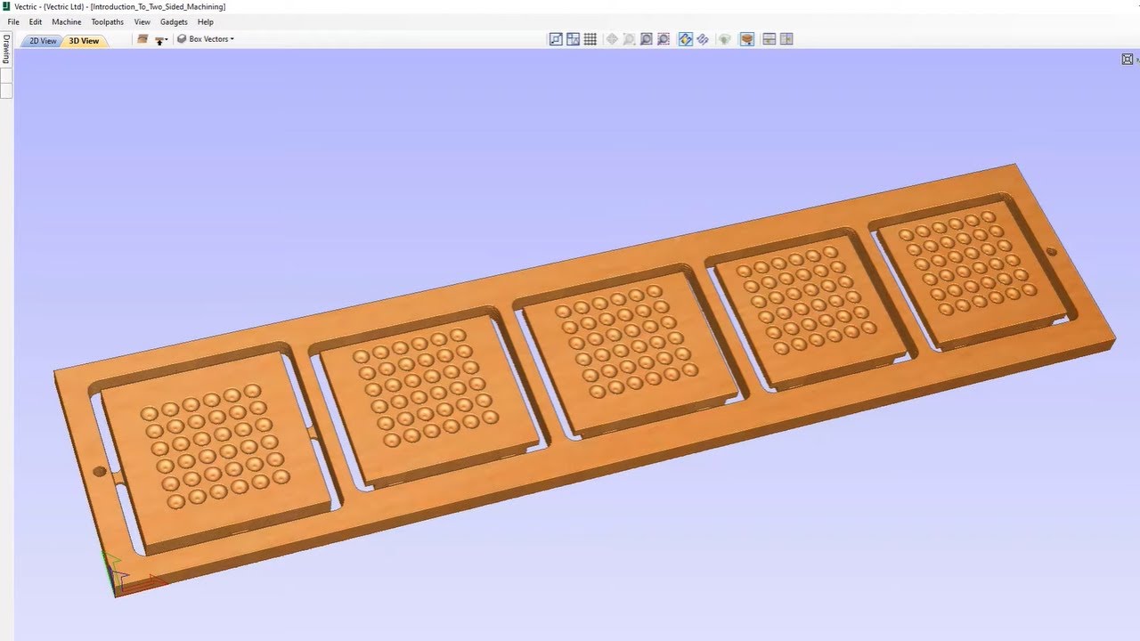 Introduction to Two Sided Machining | Vectric V11 Tutorials