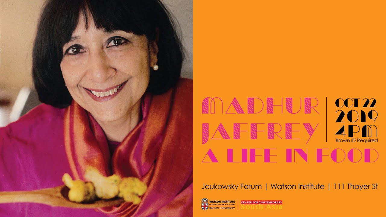 Madhur Jaffrey — A Life in Food: A Conversation with Madhur Jaffrey