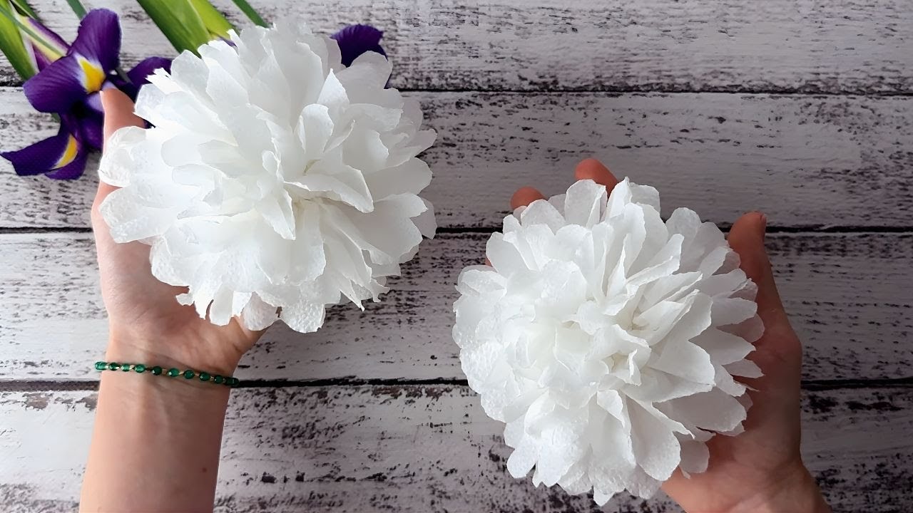 Cómo hacer flores con servilletas. Fáciles y hermosas