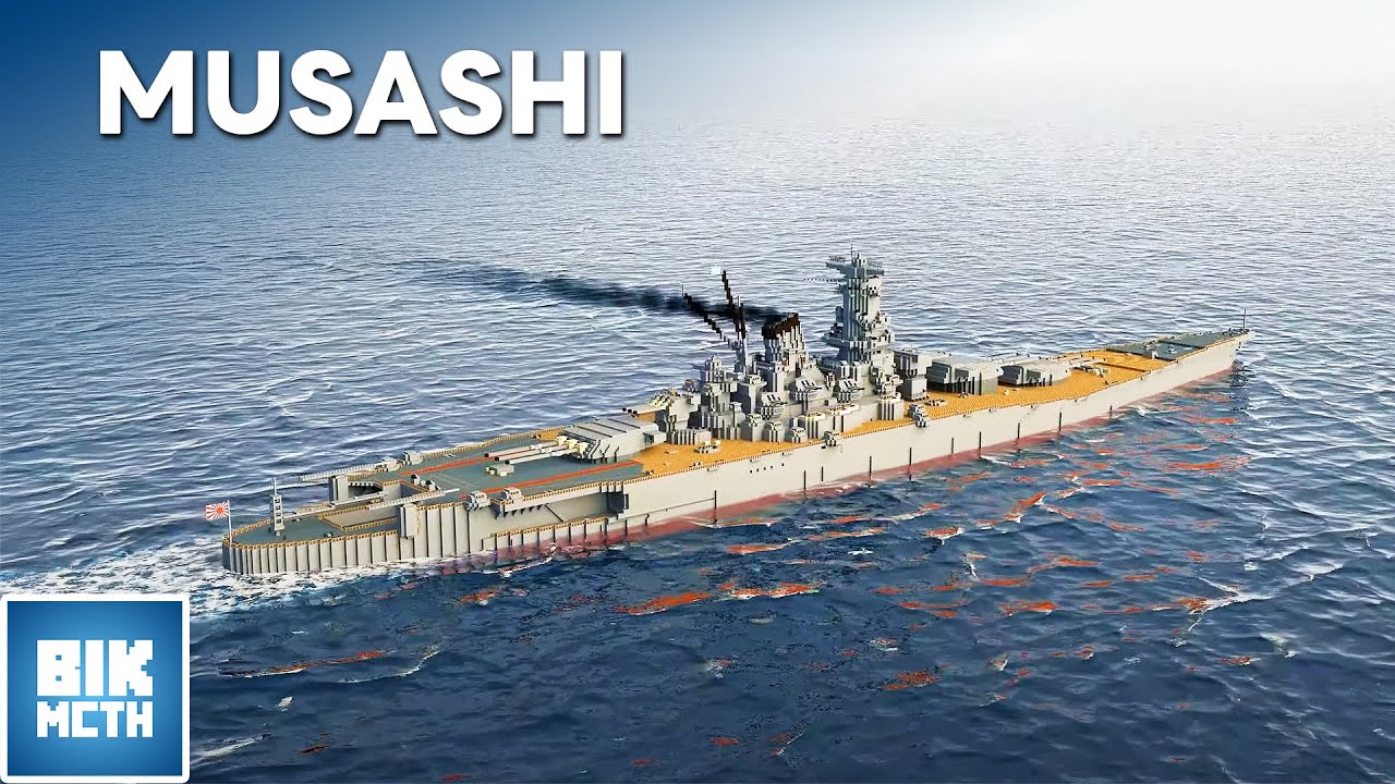 IJN Musashi in Minecraft