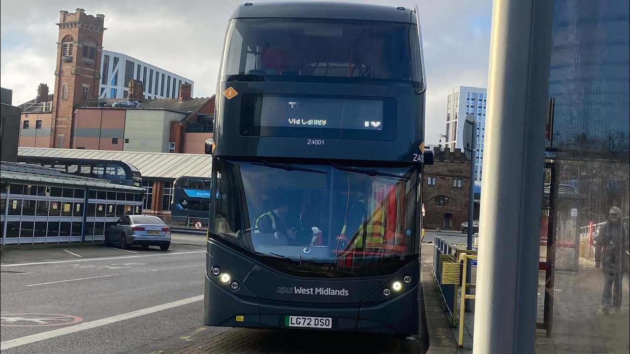 Buses in Coventry city centre (20/12/25)