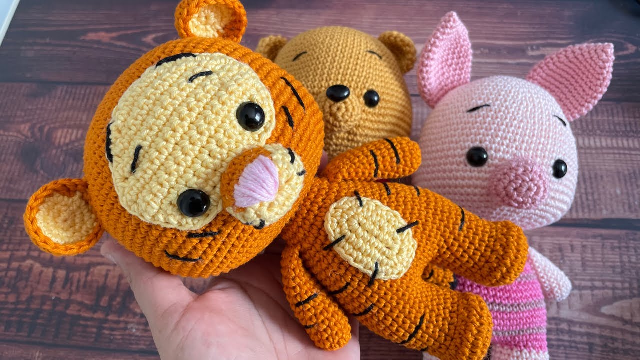 Amigurumi TIGGER a crochet - Parte 1 materiales