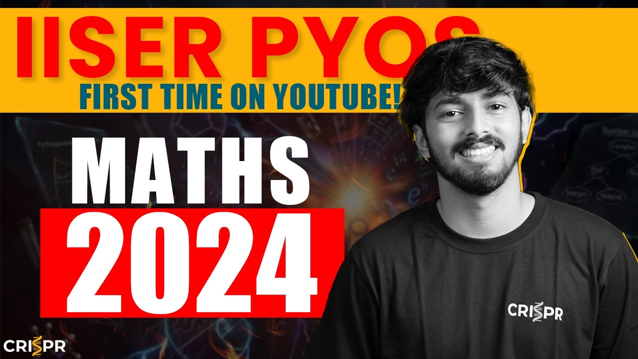 IISER IAT 2024 Maths PYQ Solved in MALAYALAM