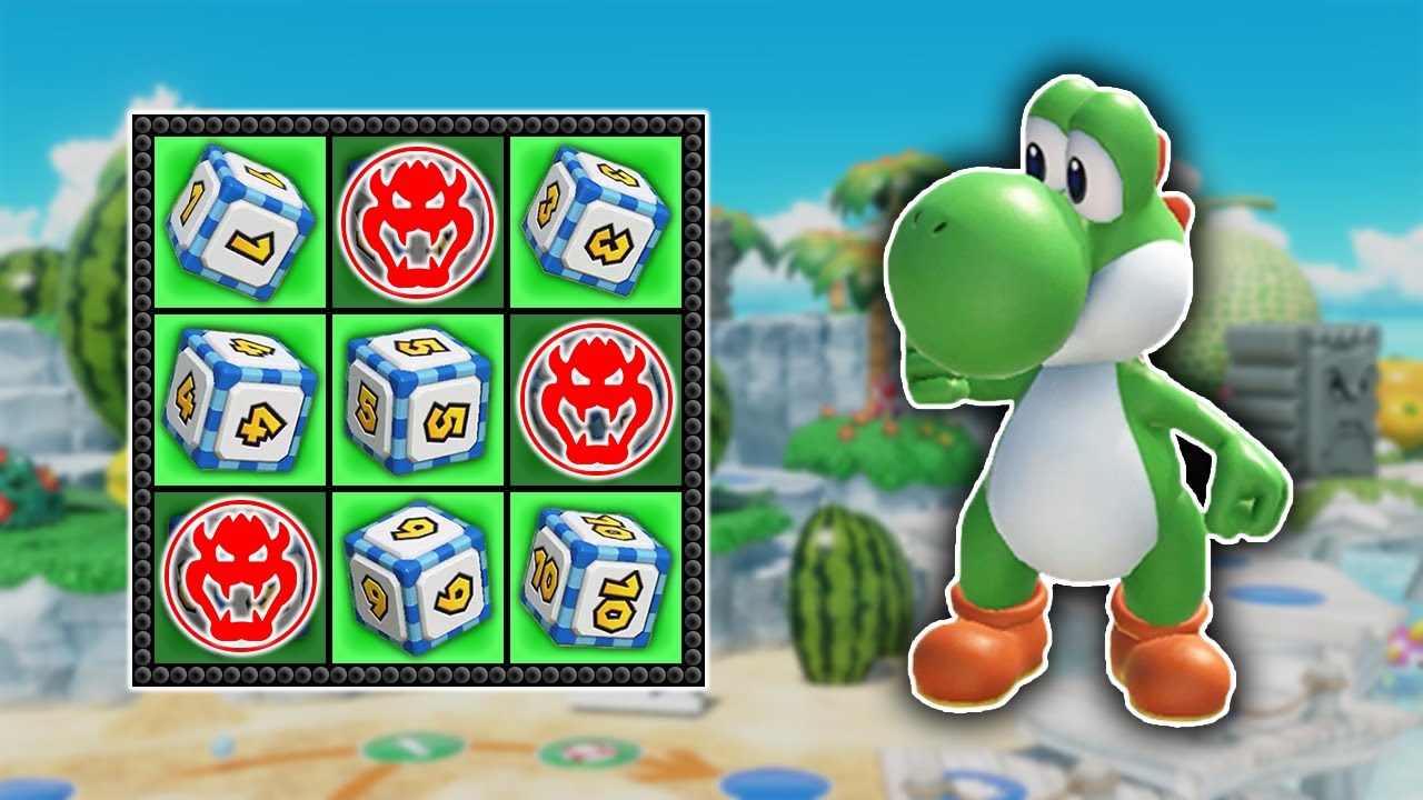 When we ROLL a number it DISAPPEARS from the DICE in Mario Party Superstars!