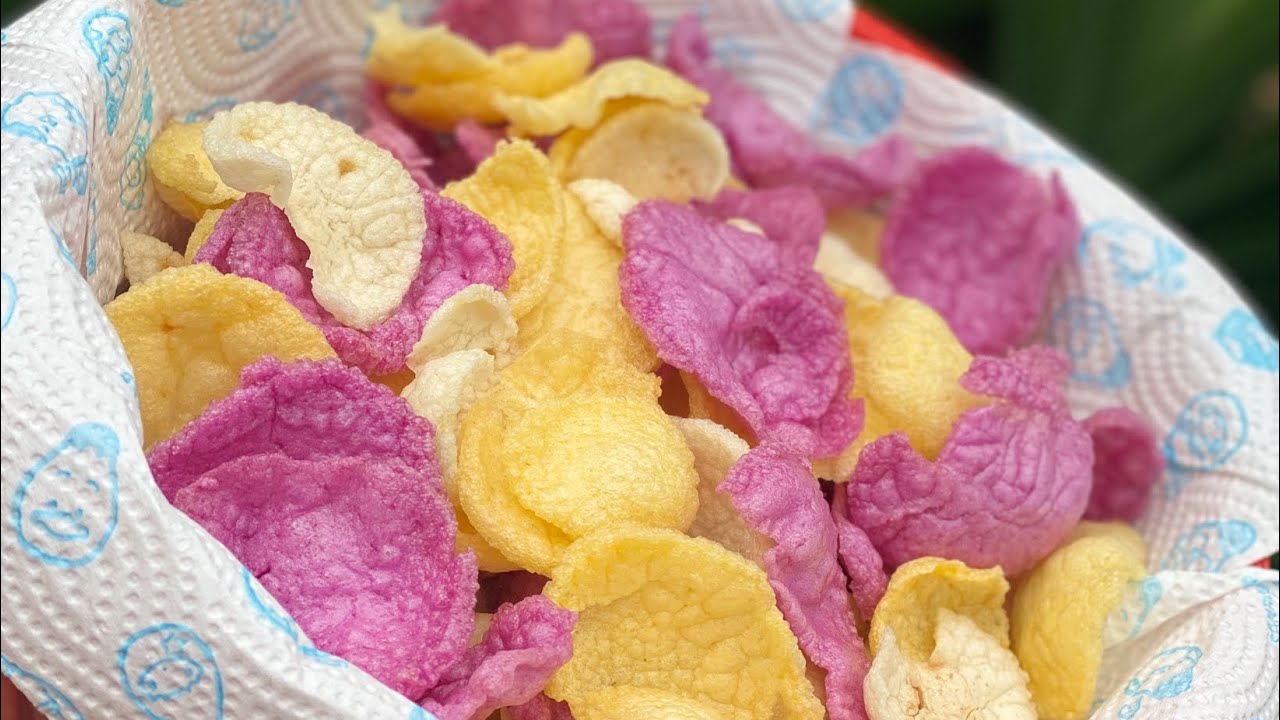 How to make FLUFFY SWEET POTATO CRACKERS | Resipi Mudah Keropok Keledek