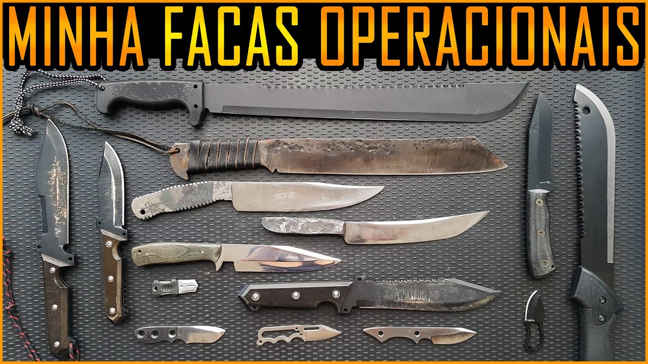 Minha Coleção de Facas Operacionais