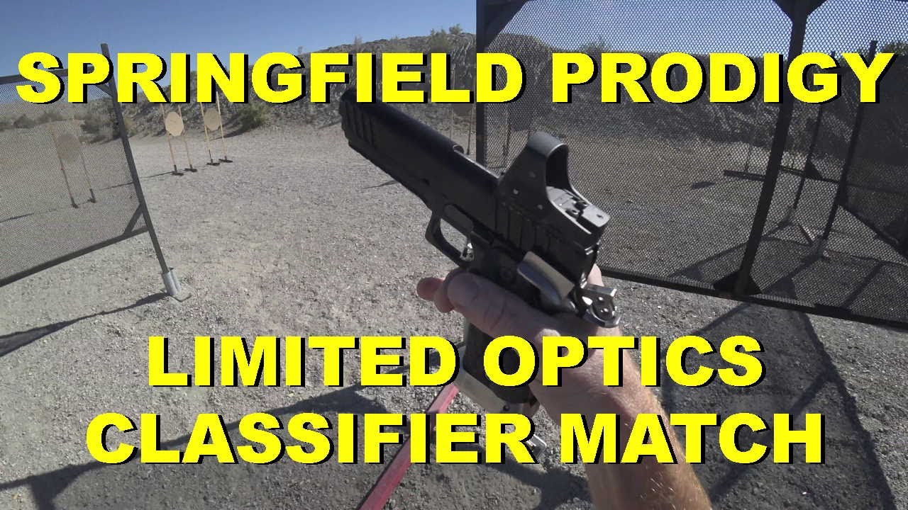 Springfield Prodigy Limited Optics Классификаторы USPSA