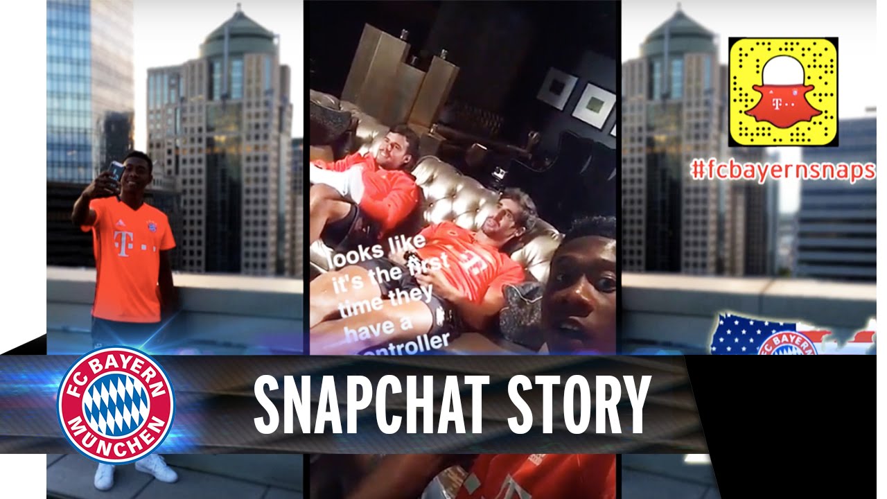 Snapchat Story mit David Alaba | #AudiFCBTour