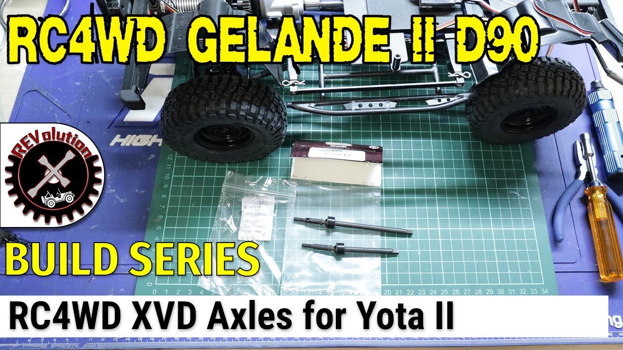 RC4WD Gelande II D90 Build Series - Upgrades - XVD Axles for Yota II