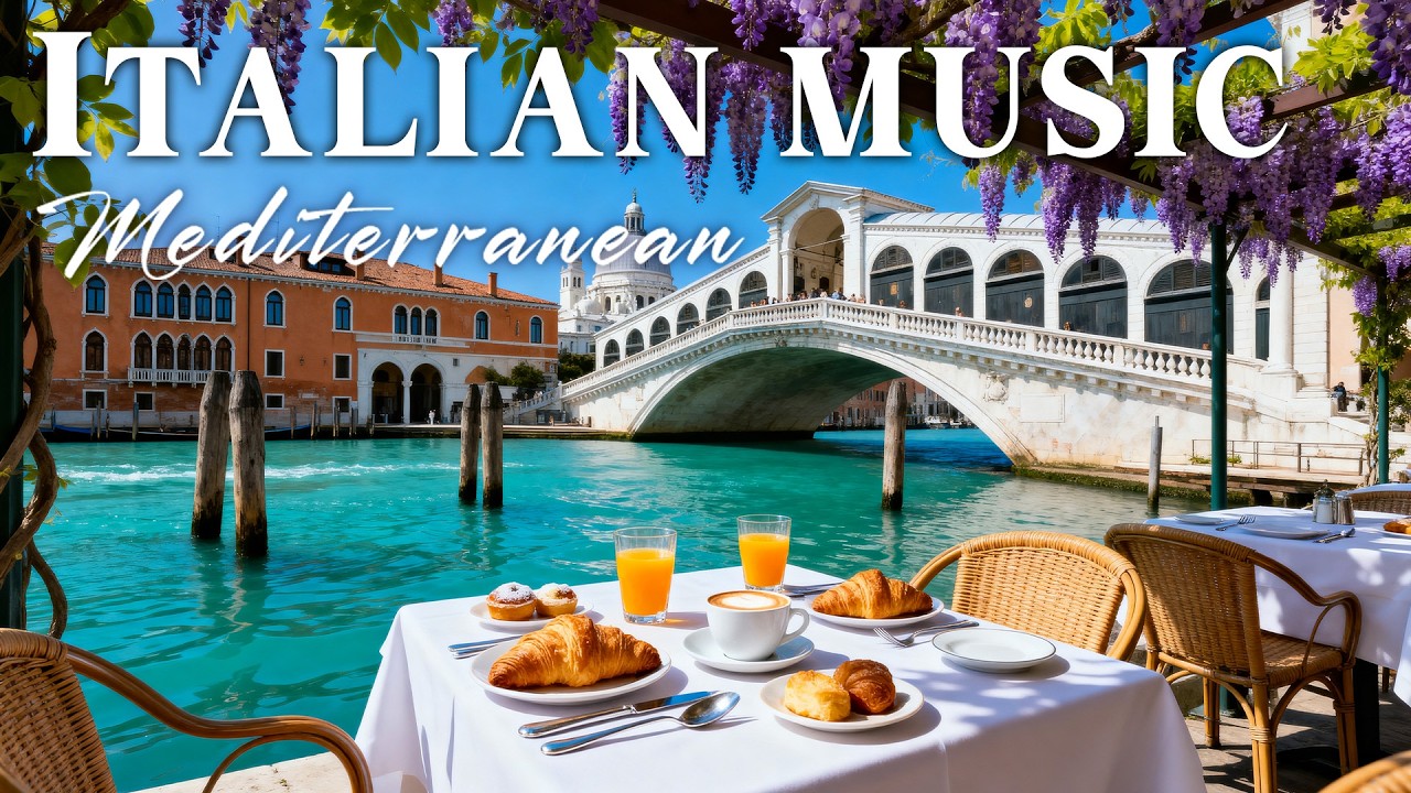 🎶 Italian Vibes & Mediterranean Music 🎶 2+ Hours Scenic Amalfi Coast & Lake Como Relaxation 4K