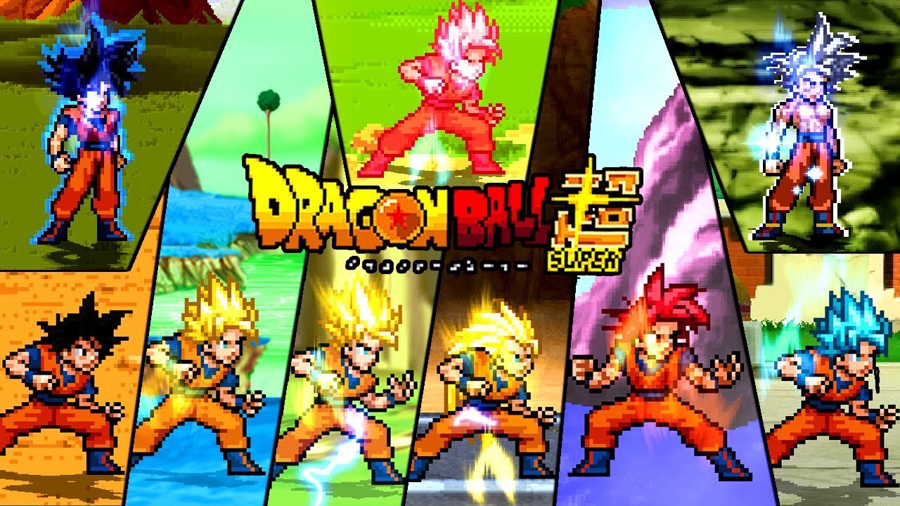 TODAS AS TRANSFORMAÇÕES DO GOKU - SSJ, SSJ2, SSJ3, SSJ GOD, BLUE E INSTINTO SUPERIOR DOMINADO !