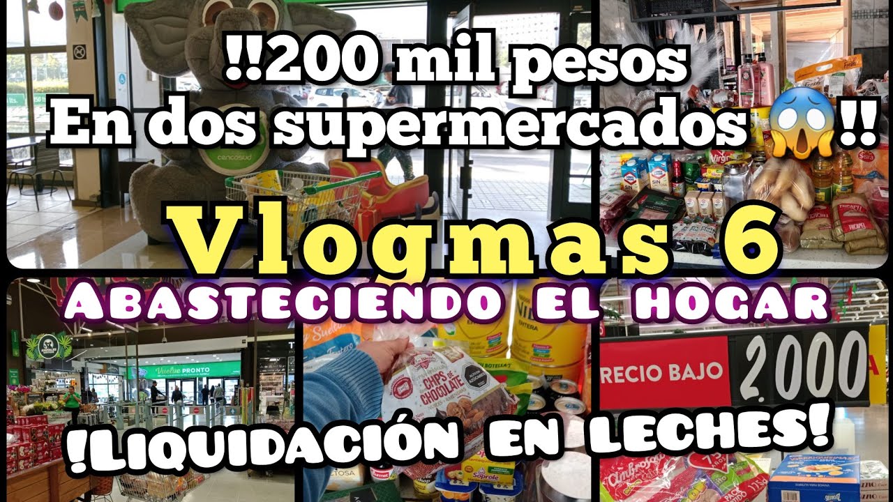 #vlogmas !!EL PAN MAS CARO DE MI VIDA😱😱!!✨️compras en 2 supermercado✨️OFERTAS PARA TU BOLSILLO