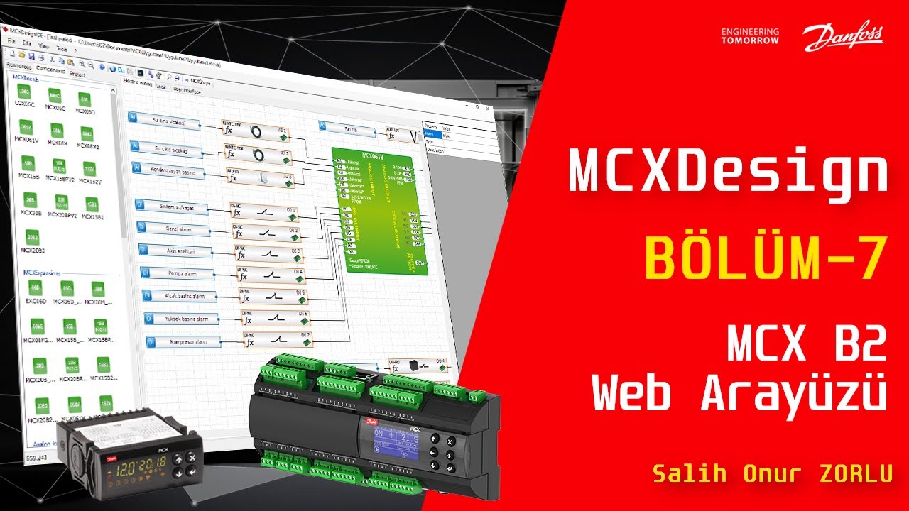 Danfoss MCXDesign: Kısa Eğitim 7 - MCX B2 Web Arayüzü (MCX15B2 / 20B2)