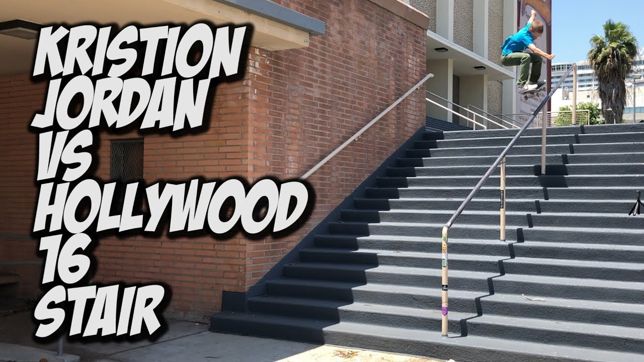 KRISTION JORDAN VS HOLLYWOOD HIGH 16 STAIR !!! - NKA VIDS -