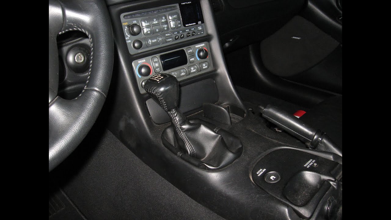 Corvette shifter adjustment video by froggy