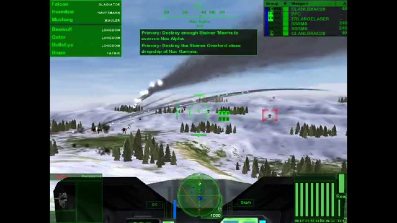 Mechwarrior 4 Mercenaries Mission: Tharkad Overlord.