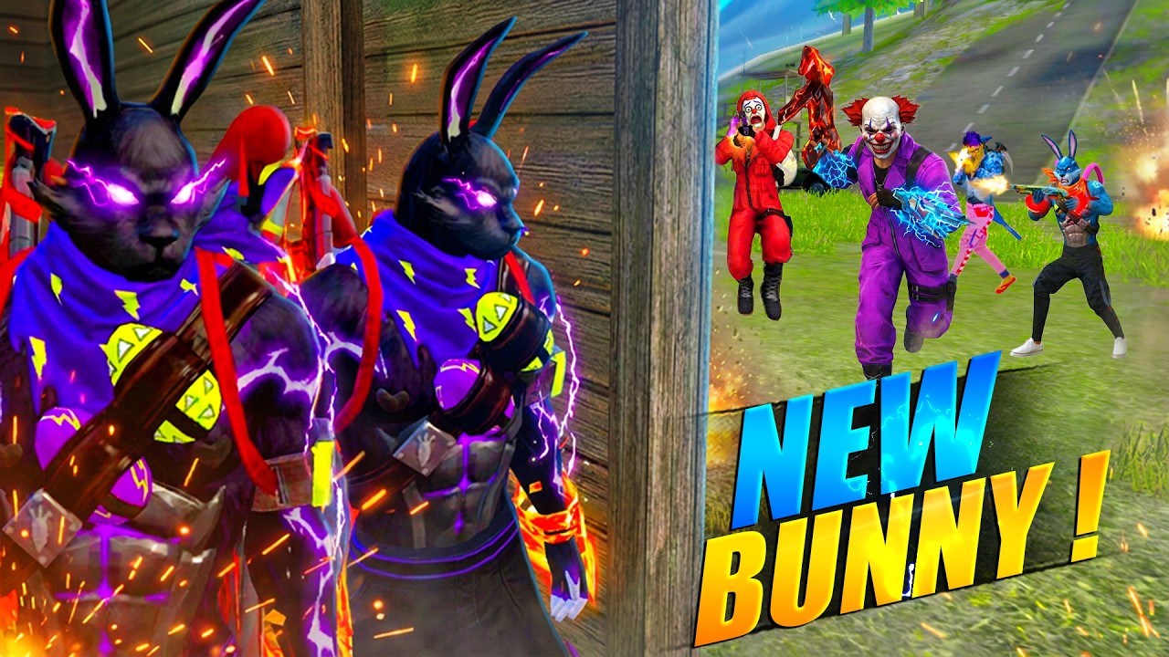 NEW CAPTAIN BUNNY BUNDLE 🤯 SOLO VS SQUAD 24 KILLS GAMEPLAY - GARENA FREE FIRE - PK GAMERS #freefire