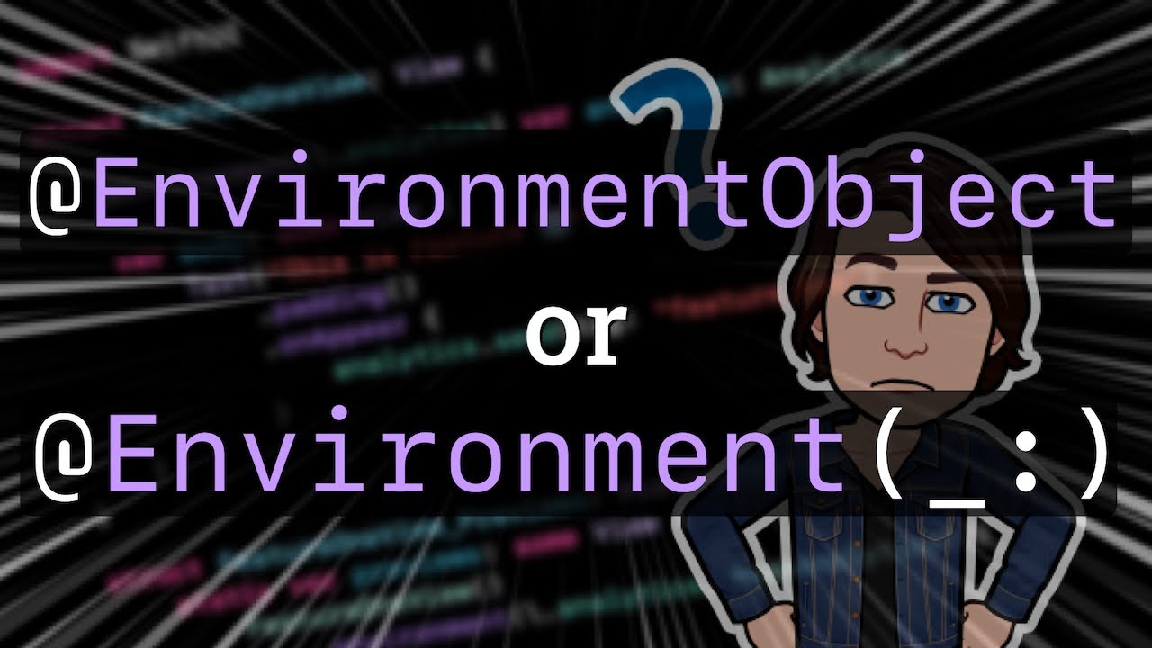 @EnvironmentObject vs @Environment(_:): how do you choose? 🤔
