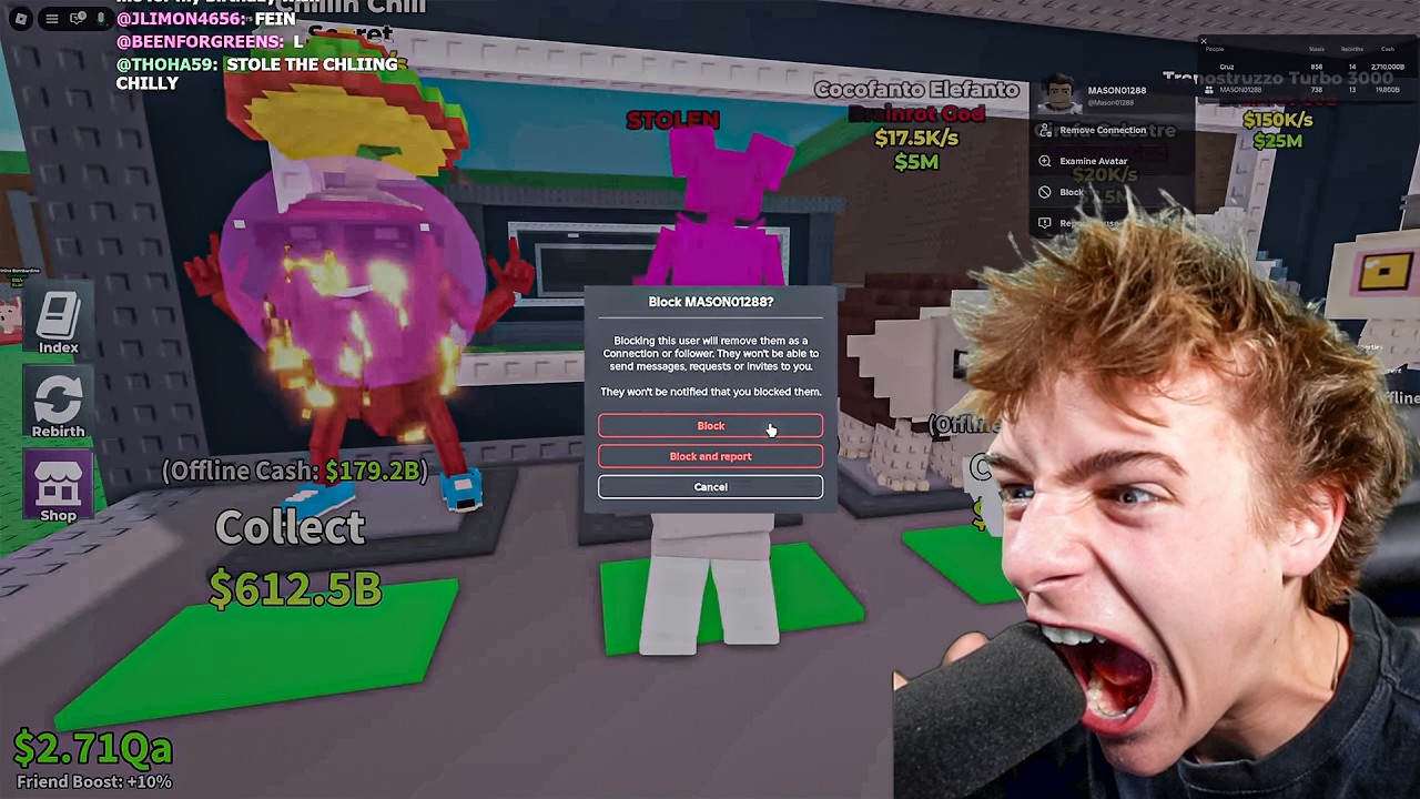 becoming a SCAMMER in steal a brainrot..