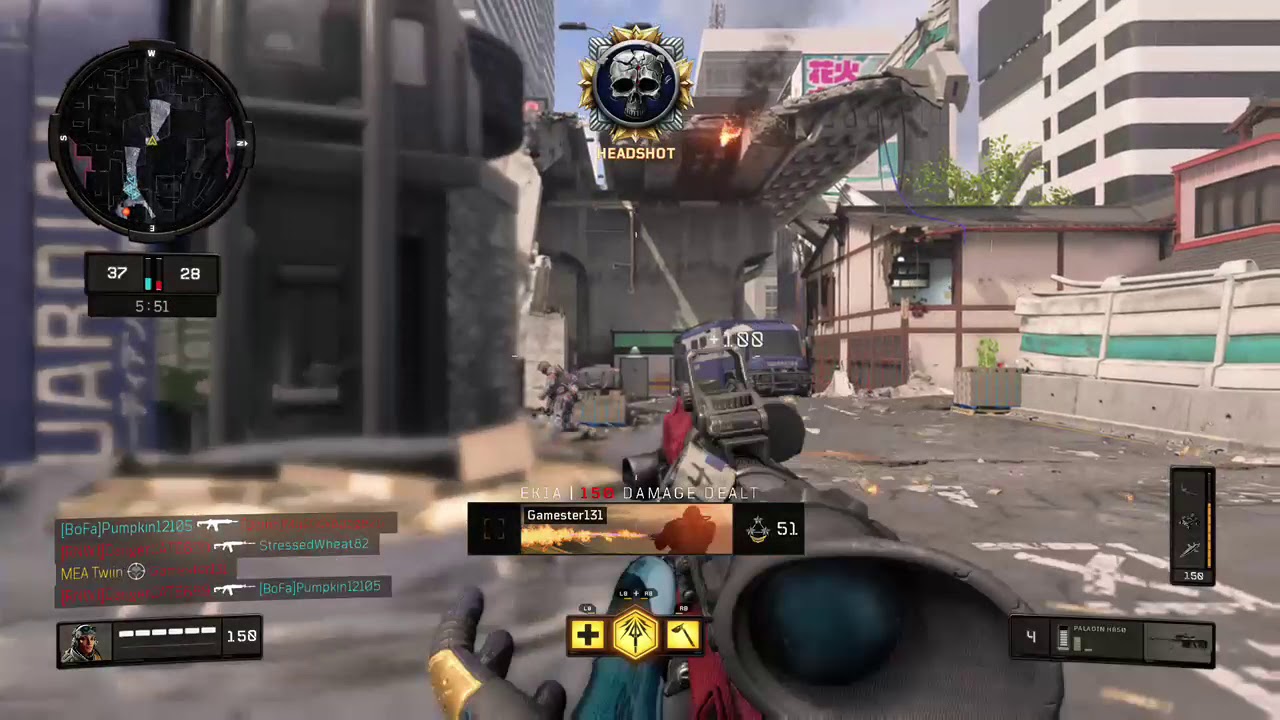 Crazy Bo4 Sniper clip!