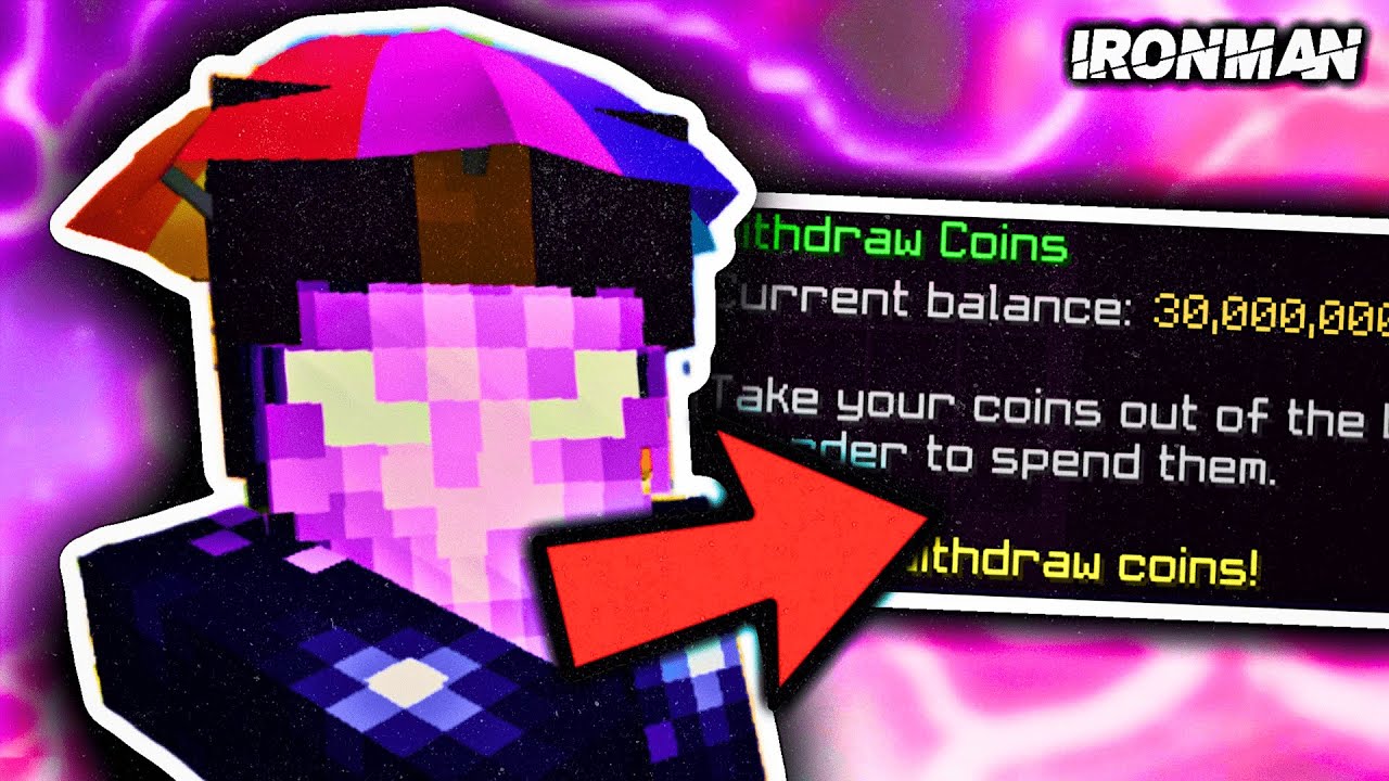 How to make 10M+ per day as an early game Ironman player... (Hypixel Skyblock)