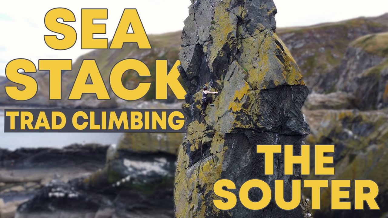 Swearing up a Sea Stack - Scottish Coastal Trad Climbing