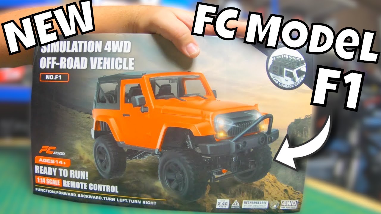 Better than WPL & MN Models? - FC Models F1 1/14 Jeep Wrangler. Cheap RC Crawler Car