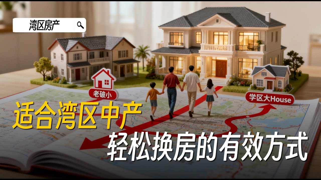 湾区换房三步骤｜湾区中产家庭必看房产升级策略