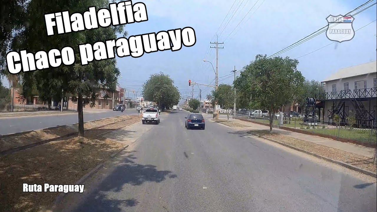 Filadelfia, Chaco - Conducir en tiempo real - Driving in Paraguay