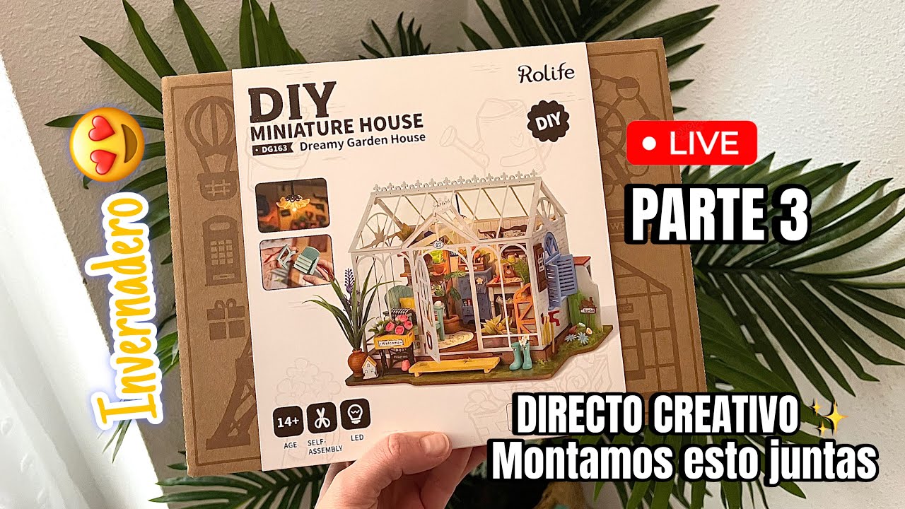 Creando una miniatura mágica paso a paso 🏡 directo creativo