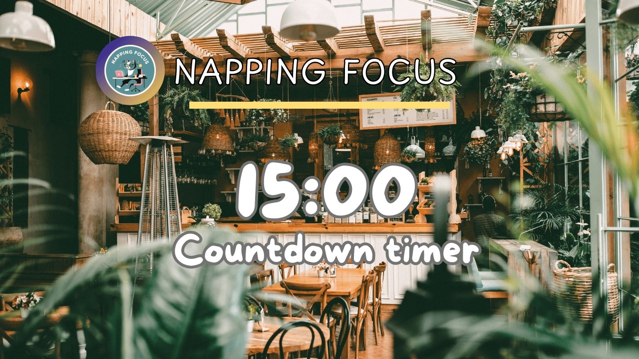 15 Minute Coffee Break 🌿 Boost Creativity with Jazz Piano & Rain