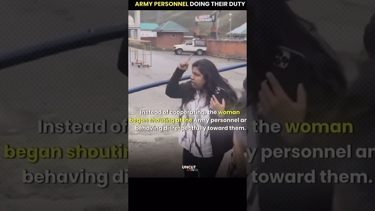 Girl Misbehaving With Indian Army Viral Video Reaction and Gen Z Protest Truth