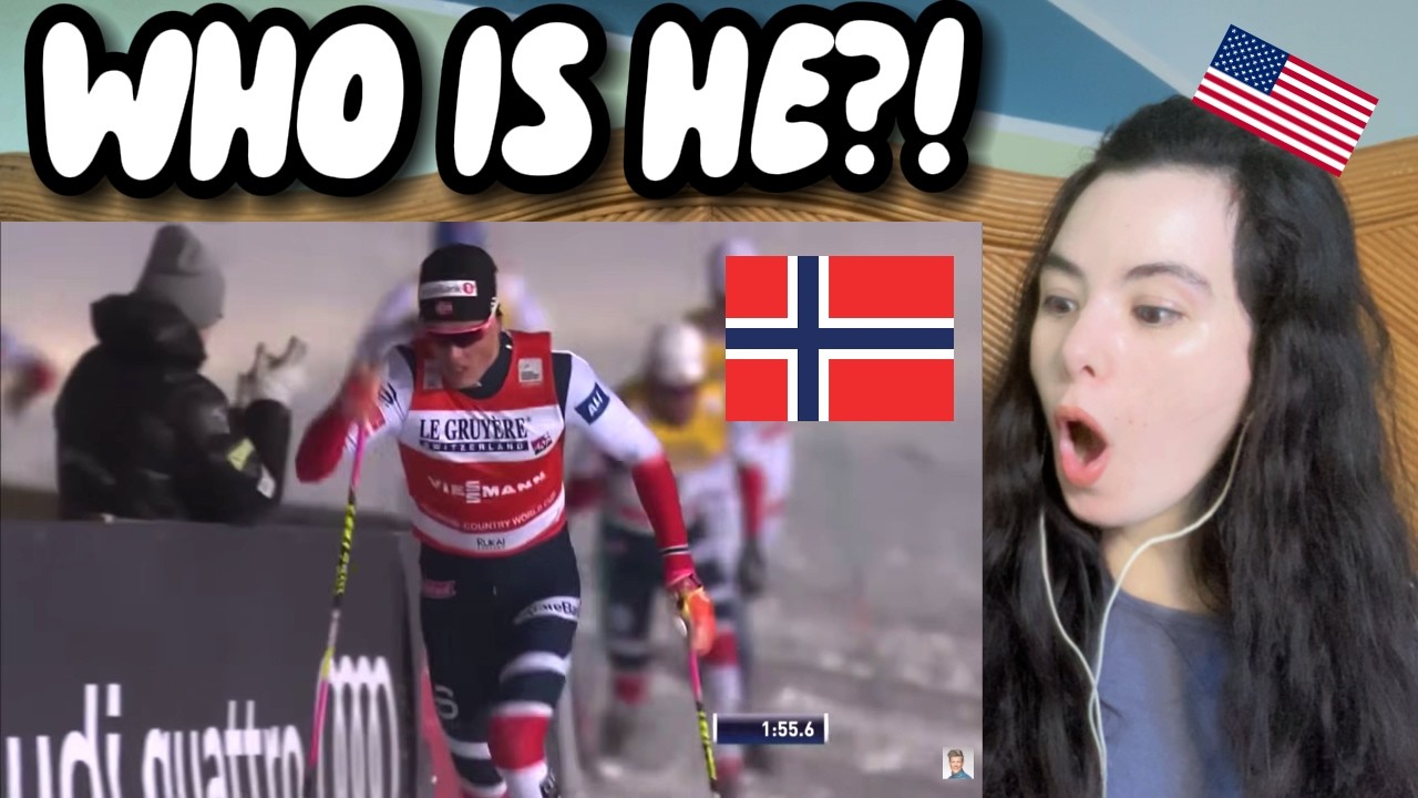 American Girl Reacts to 4 times Klæbo shocked the world