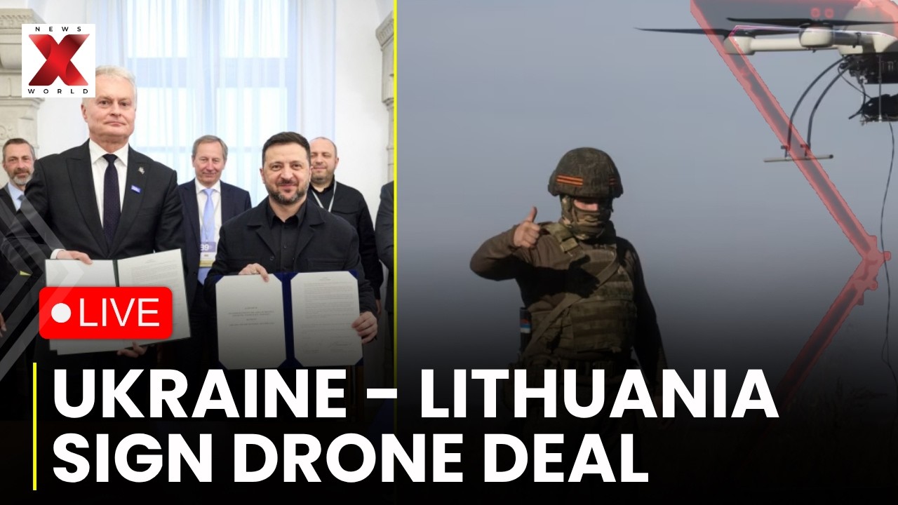 Ukraine Lithuania Deal Live: Drone Deal Seeks to Boost Safety and Security of Both Nations