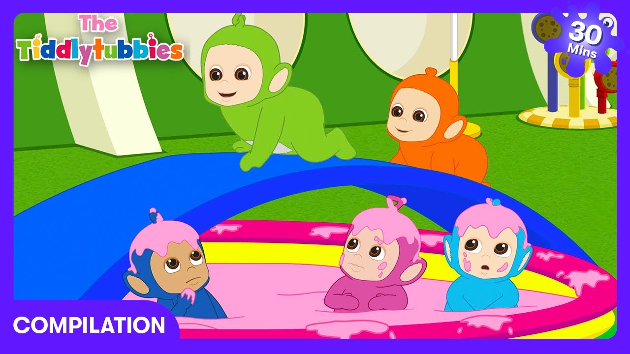 Teletubbies - Corrida de Obstáculos Divertida | Desenhos Infantis | WildBrain Hall da Fama