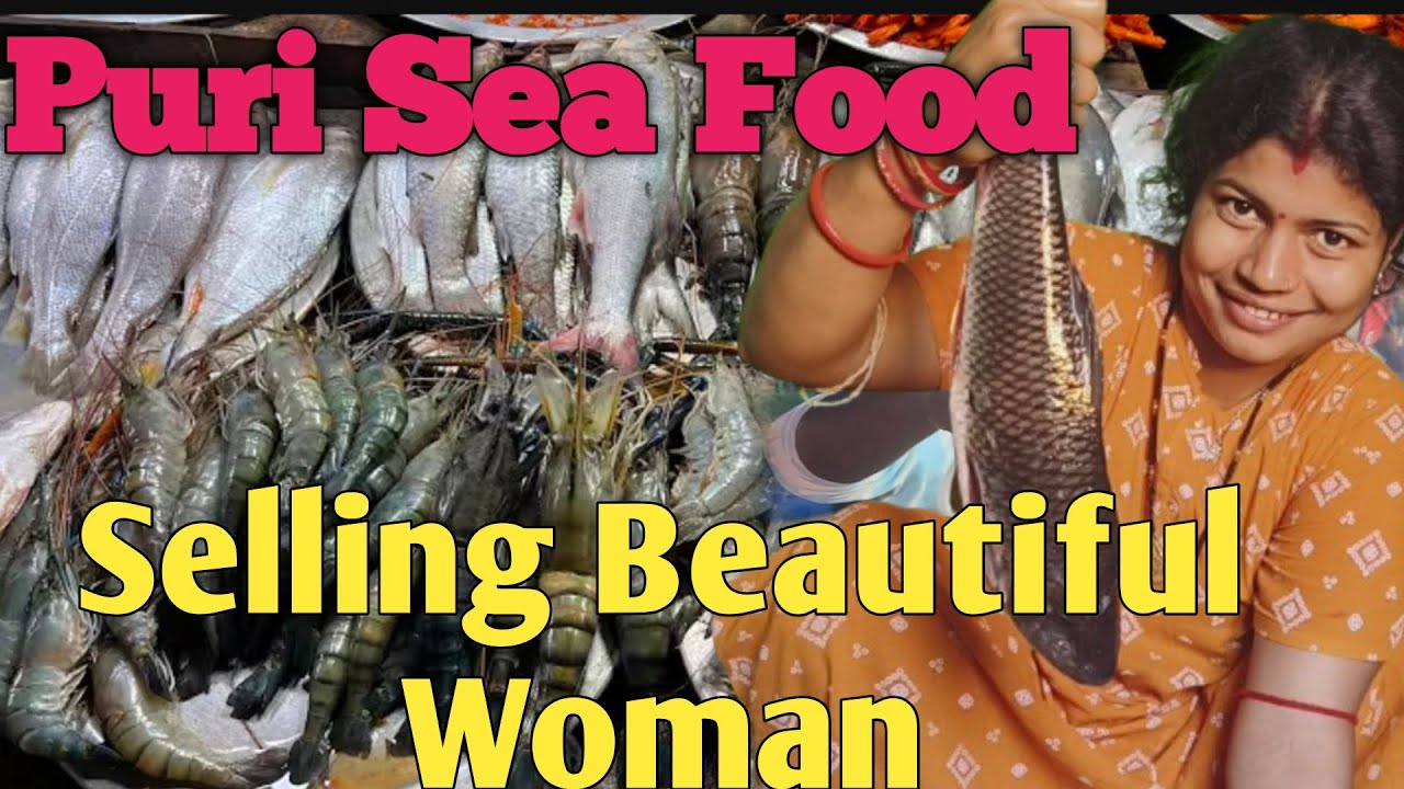 Puri Sea Food Selling Beautiful Woman!! Seafood || Puri Sea Food #puriseafood #Seafood #Viravideo 