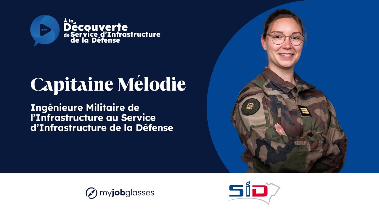 ALDD- SID - Capitaine Mélodie - Chef de section travaux au Service d’Infrastructure de la Défense