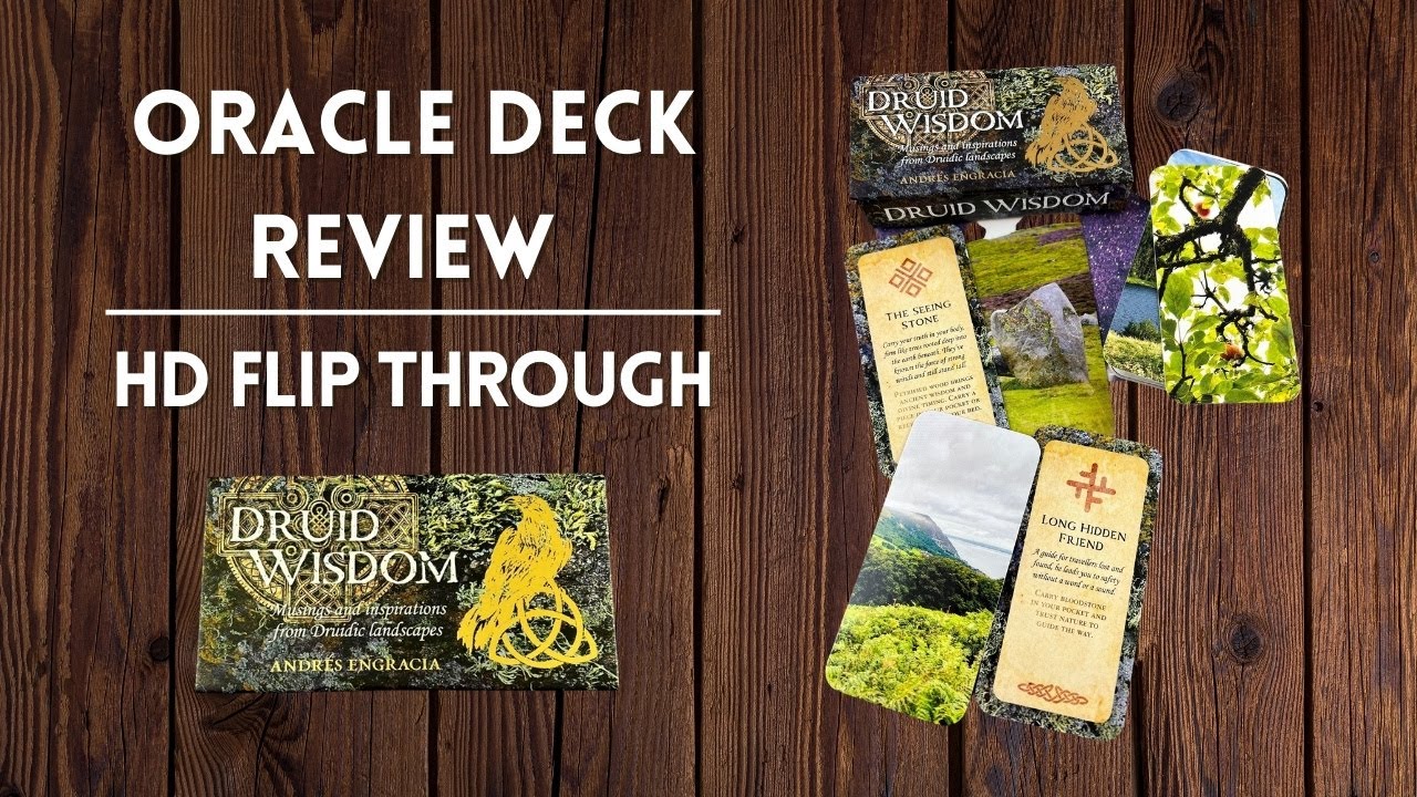 Druid Wisdom | 40 full-color Inspiration Cards (Mini Inspiration Cards) Oracle Cards Flip Through